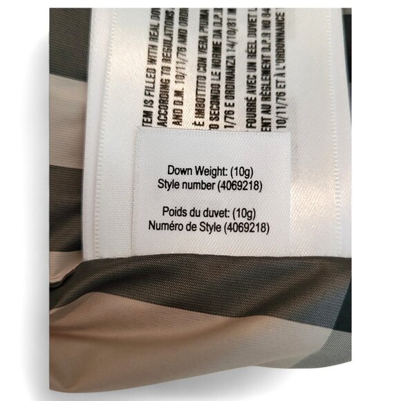 Burberry Pink Down Puffer Jacket 2Y Plaid Lined Girls Coat Toddler Designer EUC - Picture 8 of 16